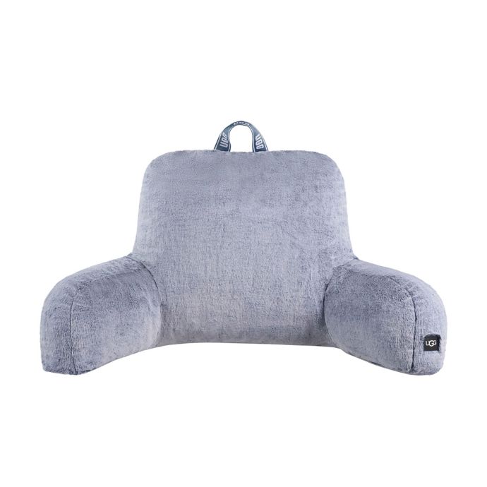 UGG, Bedding, Ugg Blue Faux Fur Back Rest Pillow