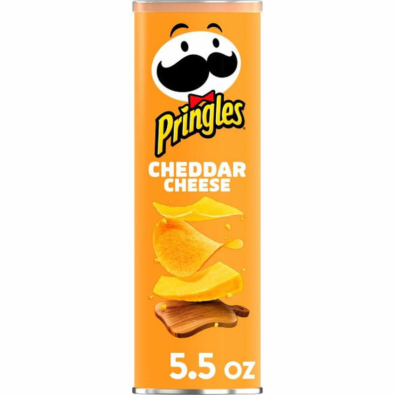 Pringles Salty Snacks Pringles Potato Crisps Chips, Cheddar Cheese, Snacks On The Go, 5.5oz