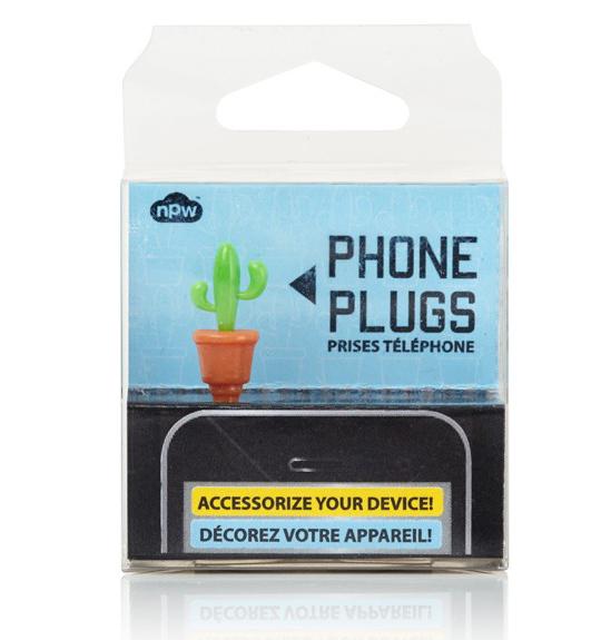 Mobile Phone Plugy Charm - Cactus