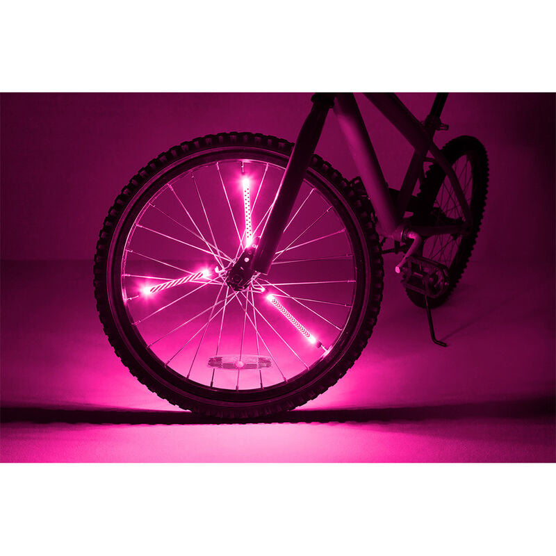 Spin Brightz Wheel Lights in Pink