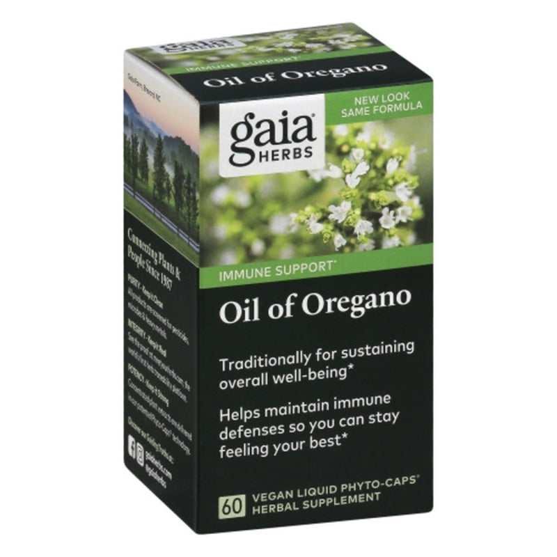 Gaia Herbs Oil of Oregano, Vegan Liquid Phyto-Caps