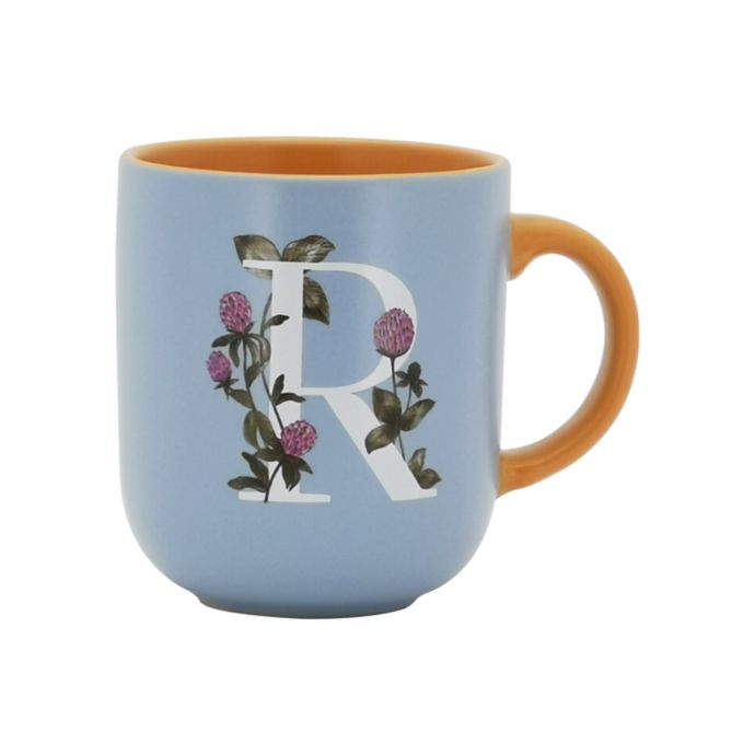 Bee & Willow ™ Spring Floral Monogram Letter 16 oz. Mug