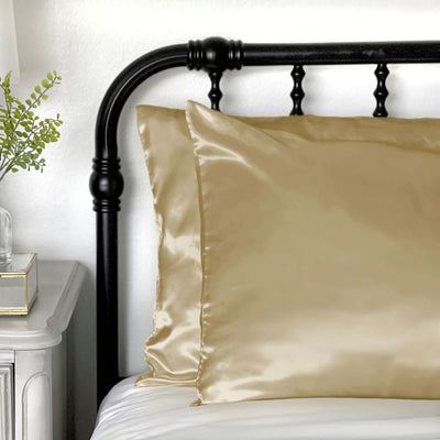 Morning Glamour&reg; Satin Standard Pillowcases (Set of 2)