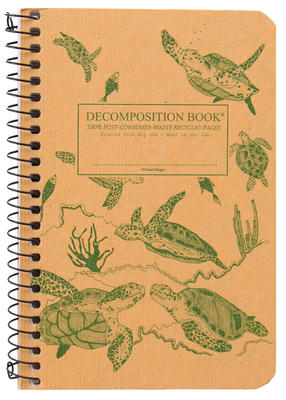 Sea Turtles Pocket-sized Coilbound Decomposition Book