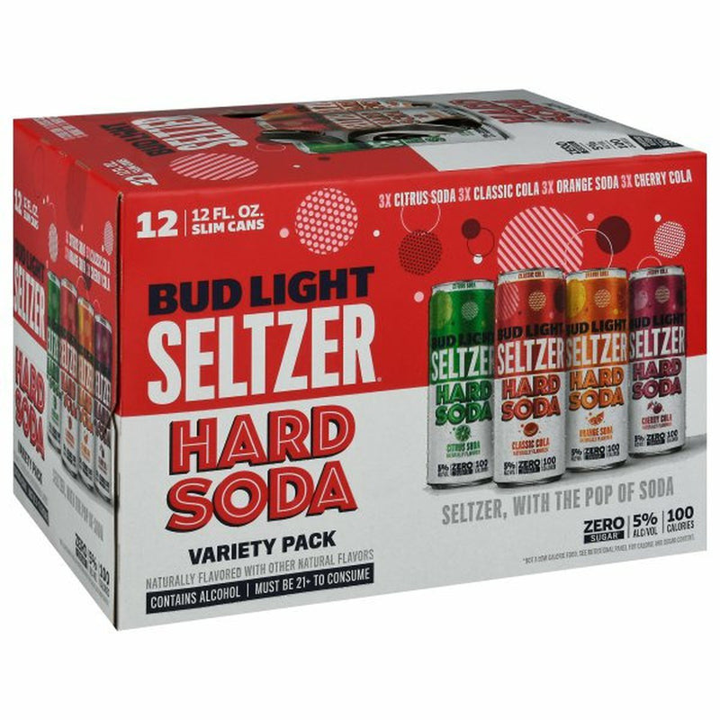 Bud Light Seltzer Hard Soda Variety Pack 12/12oz cans