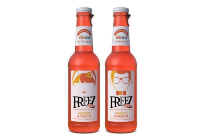 Freez Mix, Mango & Peach - 6 Pack
