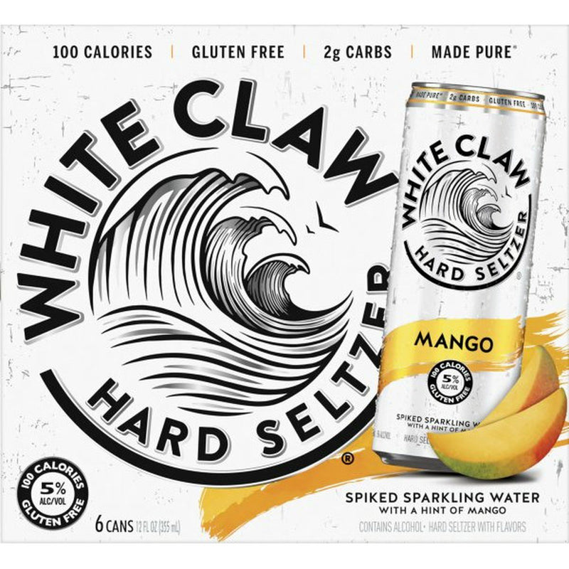 White Claw Mango  6/12 oz cans