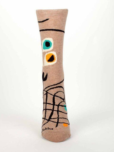 Last Call! Hubba Hubba Women's Quirky Crew Socks Hipster/Nerdy/Geeky/Trendy, Funny Novelty Socks with Cool Design, Bold/Crazy/Unique Specialty Dress Socks