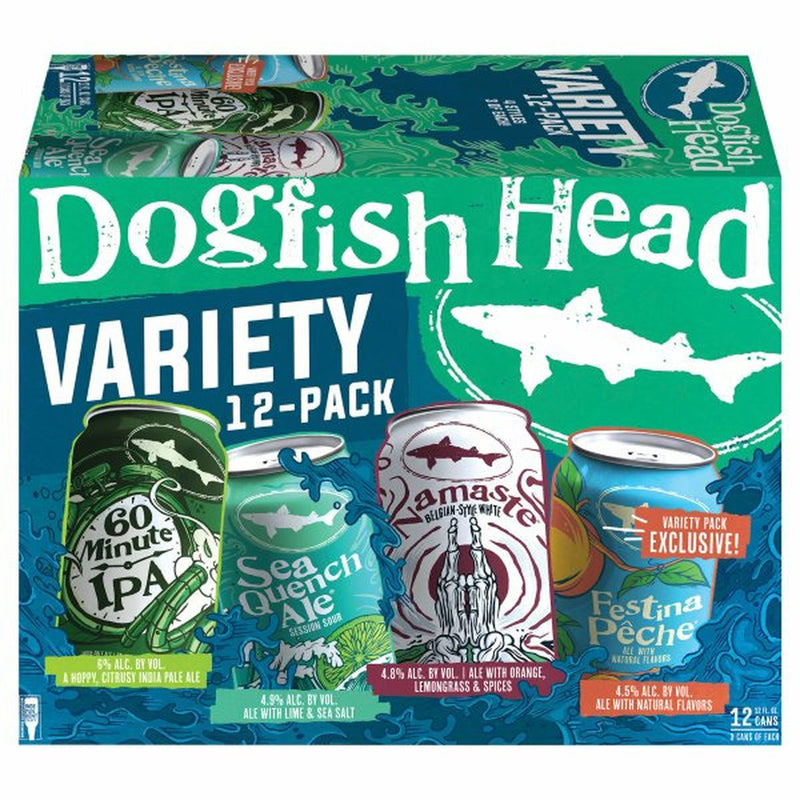 Dogfish Head Summer Variety Pack  12/12 oz cans