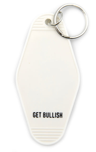 Out of Patience for Deeply Disappointing Men Motel Style Keychain in White