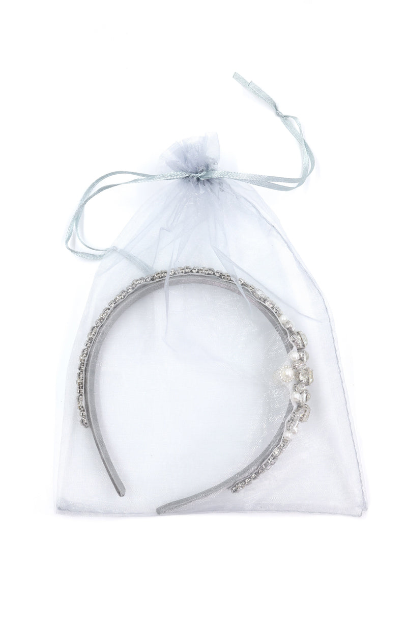 Vintage Bride Bejeweled Asymmetrical Headband Tiara