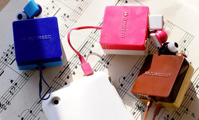 Zumreed ZHP-012 Cordreel canal type earphones (Pink)