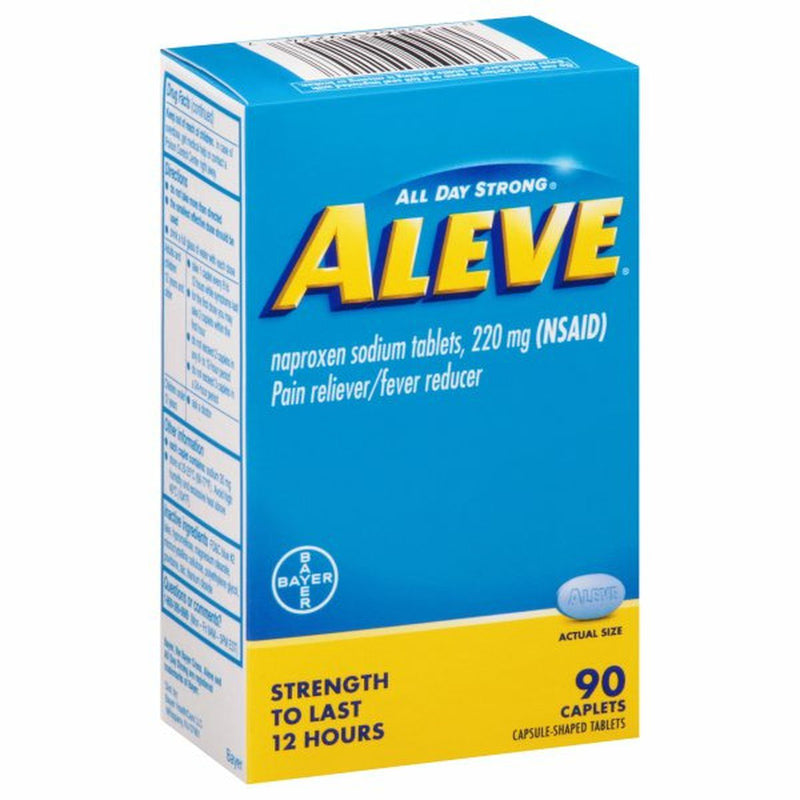 Aleve All Day Strong Pain Reliever/Fever Reducer, 220 mg, Caplets