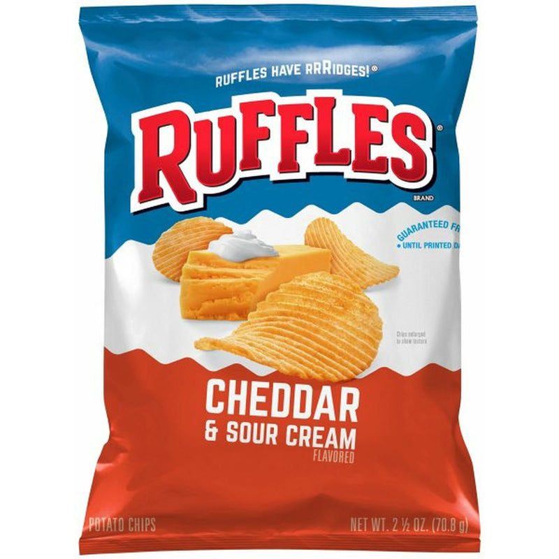 Ruffles Potato Chips, Cheddar & Sour Cream