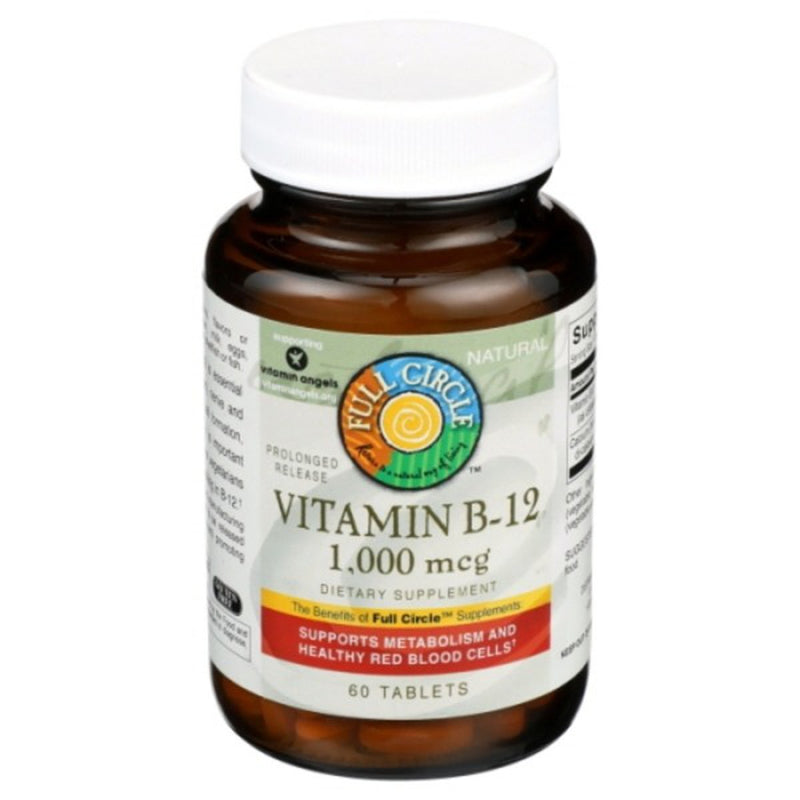 Full Circle Vitamin B-12, 1000 mcg, Tablets