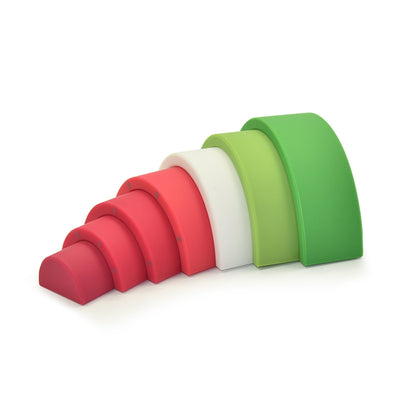 WATERMELON SILICONE STACKING TOY