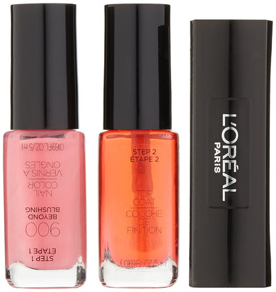 L'Oreal Infallible Nail Color in Beyond Blushing | Two Step System