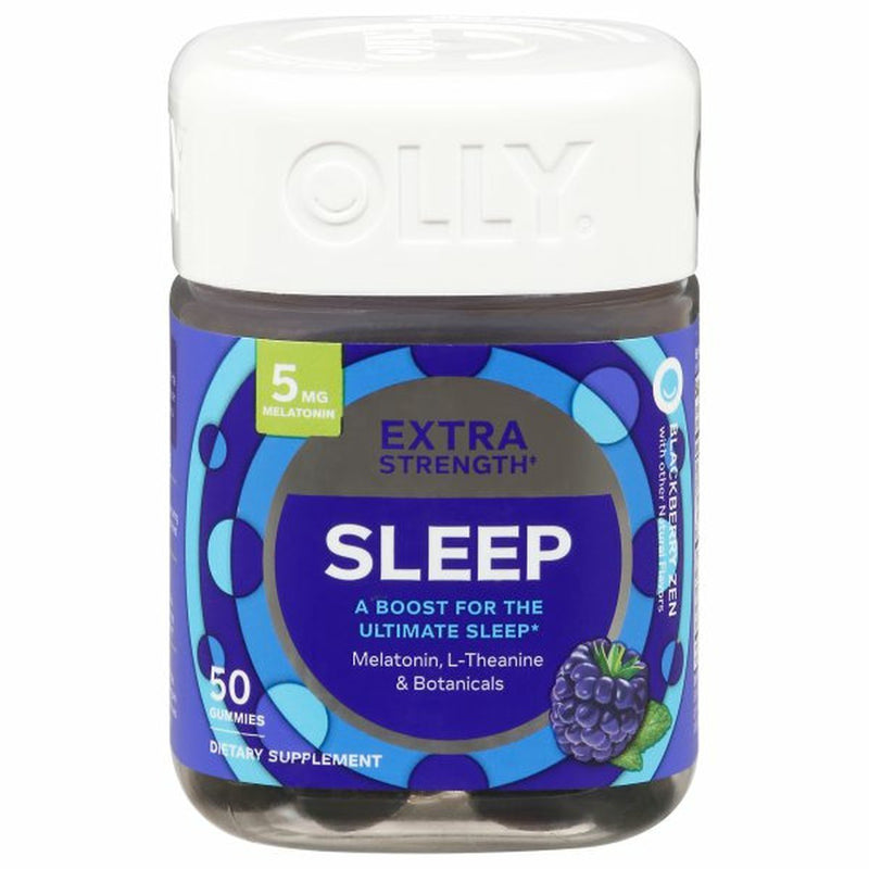 Olly Sleep, Extra Strength, 5 mg, Gummies, Blackberry Zen