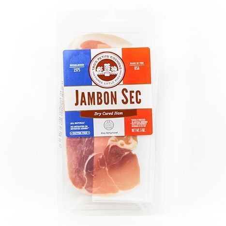 Trois Petits Cochons Jambon Sec Dry Cured Ham - 3 Ounces