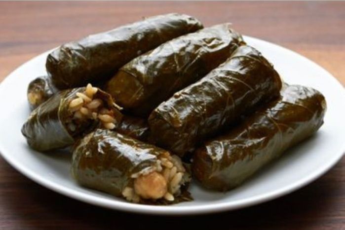 Rice & Vegetable Stuffed Grape Leaves - 12 Count