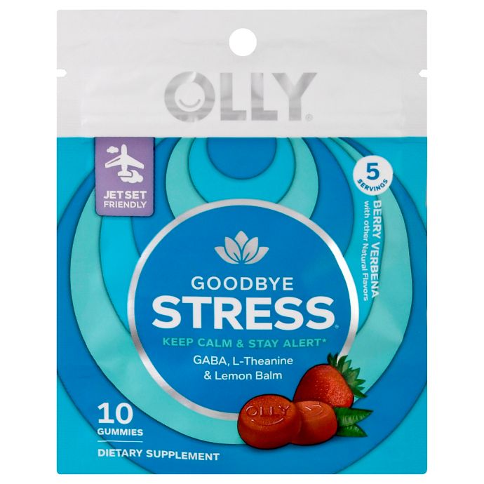 Olly&reg; Goodbye Stress&reg; 10-Count Trial Size Gummies in Berry Verbena