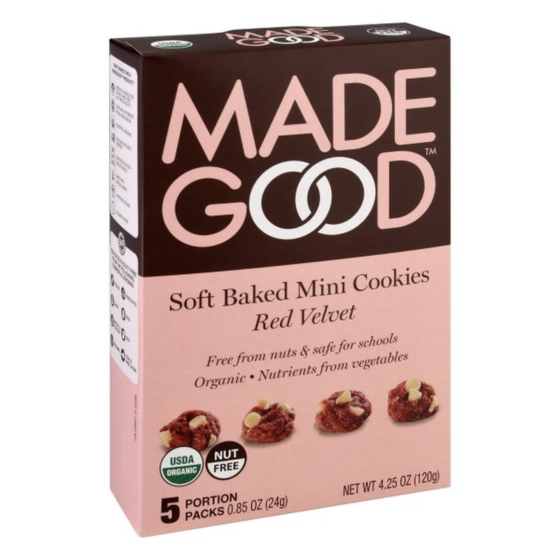 Made Good Mini Cookies, Red Velvet