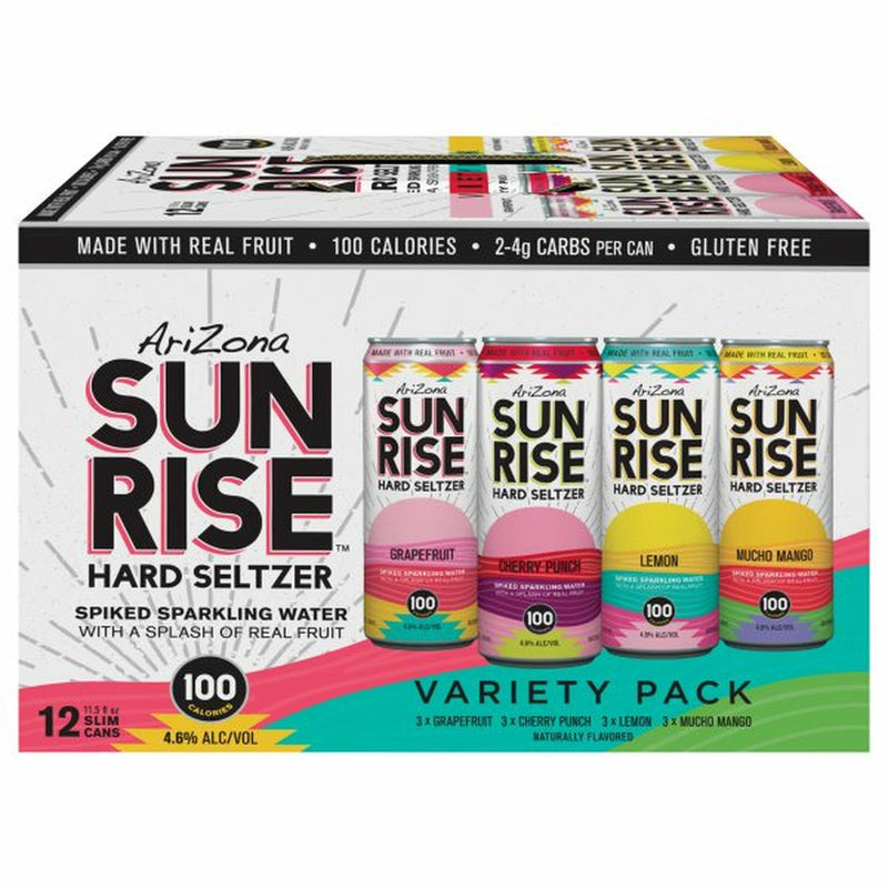 Arizona Sunrise Sunrise Variety Pack Hard Seltzer 12/12 oz cans