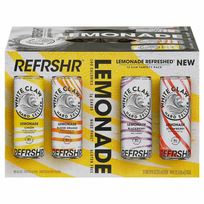 White Claw Refresher Lemonade Variety 12/12oz cans