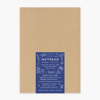 Beast Mode Notepad with Two-Headed Beast | 4.25" x 6" | Recycled Paper