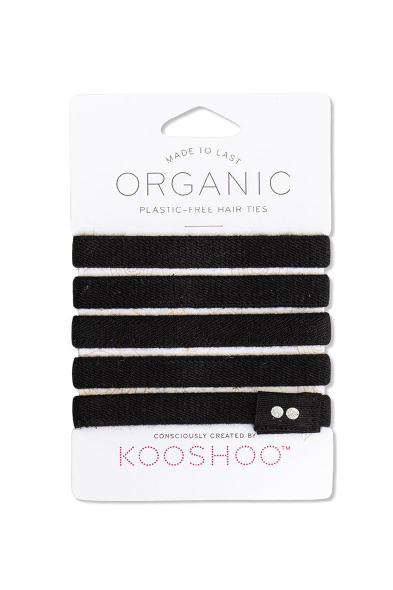 Kooshoo Organic Hair Tie - Black