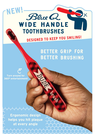This Is A Dance Party Toothbrush | Soft BPA-Free Funny Toothbrush Packaged for Gifting | Art on Both Sides