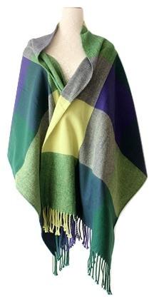 Perfect Geo Office Shawl in Autumn Brights