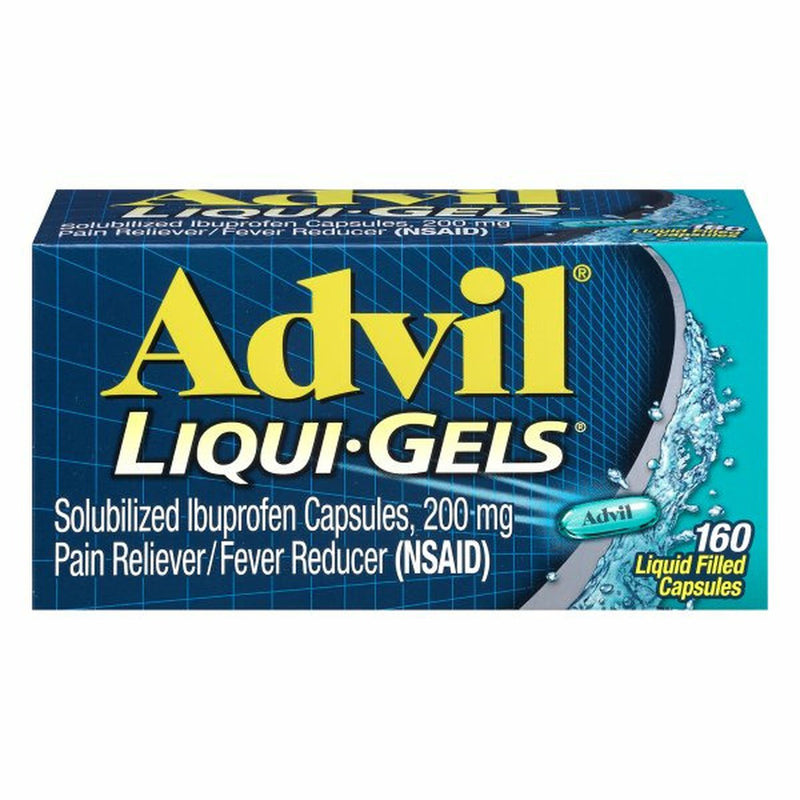 Advil Liqui-Gels Liqui-Gel Minis Ibuprofen 200mg Capsules
