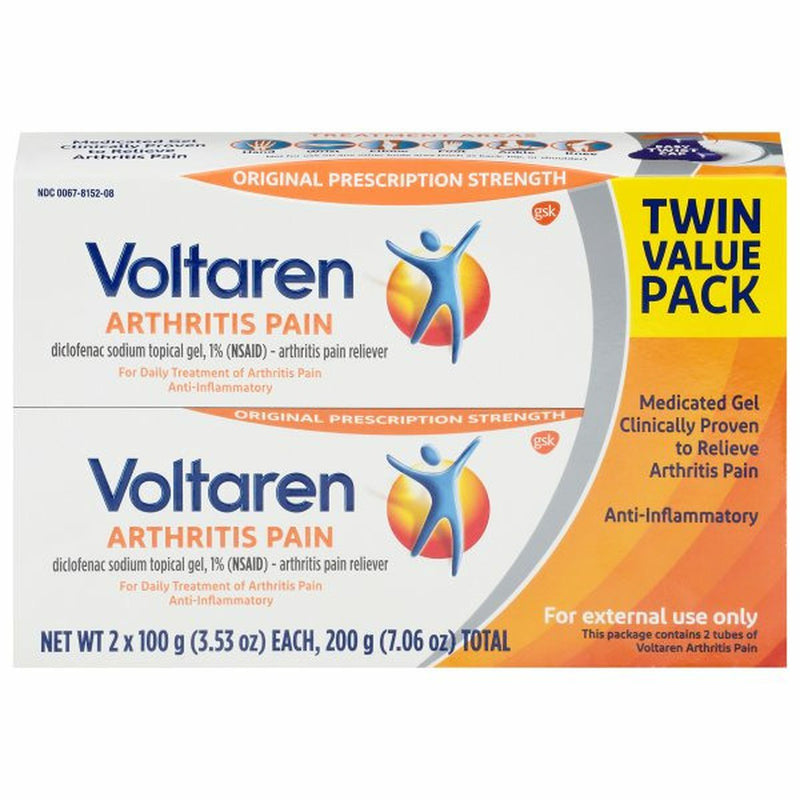 Voltaren Arthritis Pain, Original Prescription Strength, Twin Value Pack