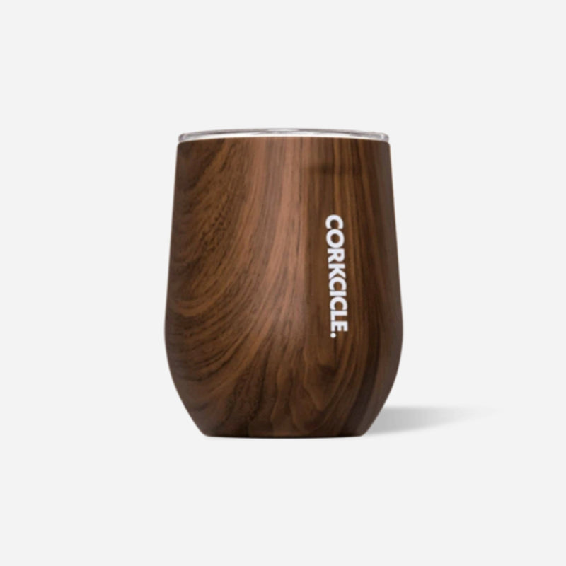 Corkcicle 12 oz Stemless Cup in Walnut Wood