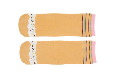 Rainbow Sprinkles Doughnut Socks | Cute Women's Socks Rolled Like a Donut for Gifting