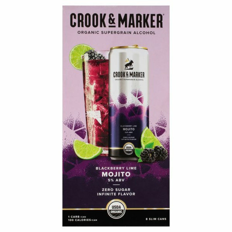 Crook & Marker Blackberry Lime Mojito  8/11.5oz Cans