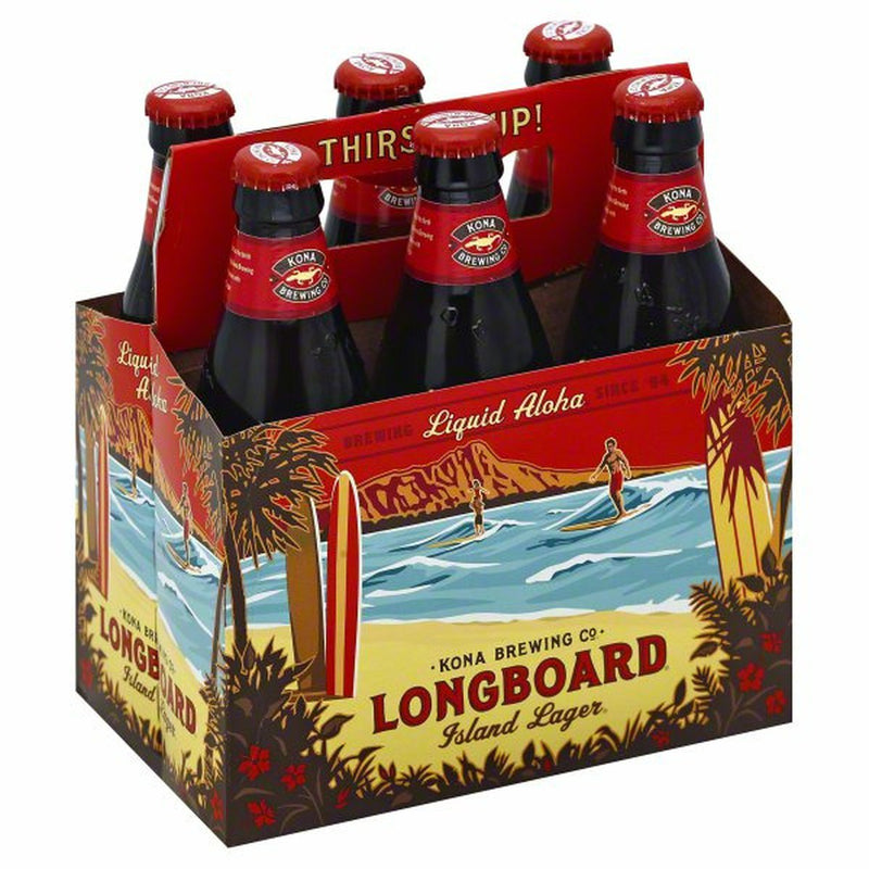 Kona Brewing Company Longboard Lager Beer  6/12 oz bottles
