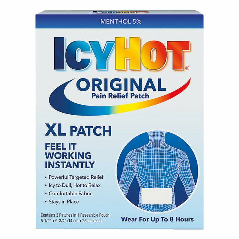 IcyHot Pain Relief Patch, Original, XL