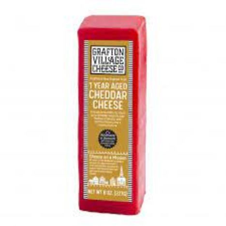 Aged 1 Year Cheddar Cheese - 8 Ounces