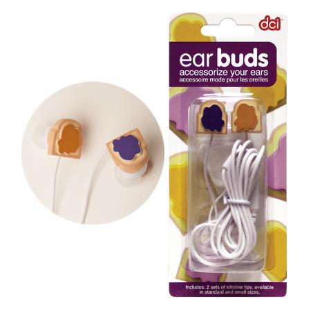 Peanut Butter and Jelly Earbuds
