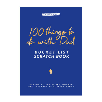 100 Things To Do With Dad Bucket List Scratch Book (SHIPPING AUGUST 30)