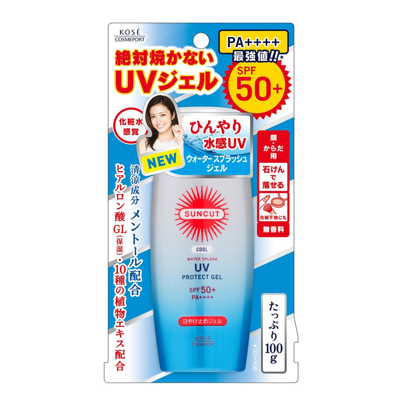 Kose Cosmeport Suncut Cool Water Splash UV Protect Gel SPF 50+ PA++++