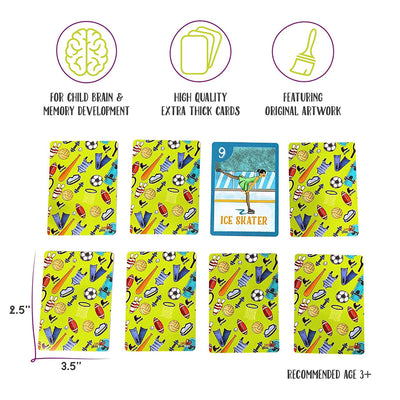 Sports Go Fish & Matching Card Game