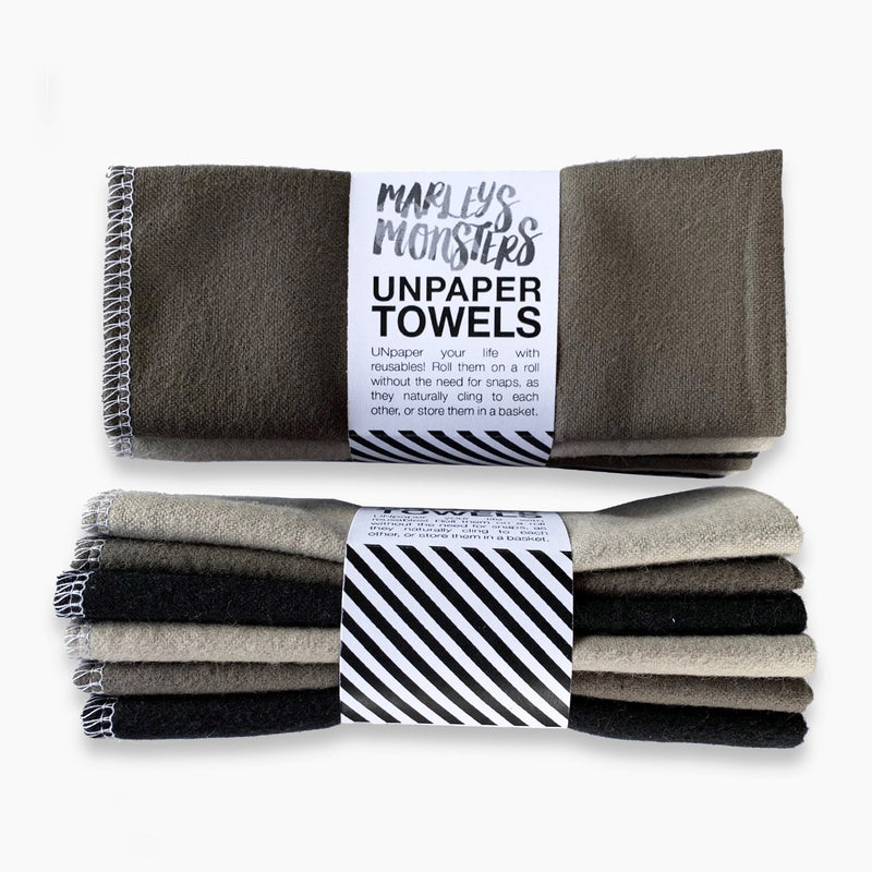 UNpaper Towels in Mixed Grays - 6 Pack