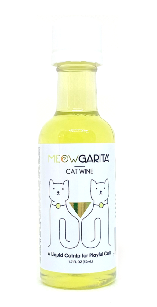 Meowgarita Cat Wine Liquid Catnip Blend | 1.7 oz Small Bottle