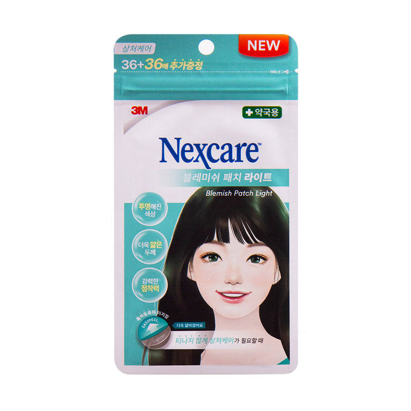 3M Nexcare Blemish Clear Cover Light 72 Stickers