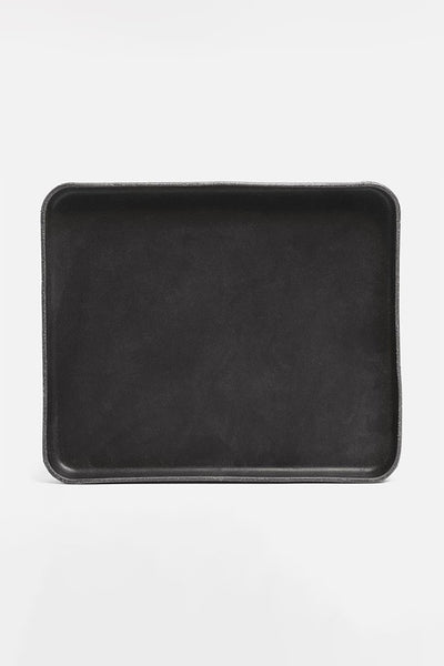 Billykirk Large Leather Valet Tray - Black