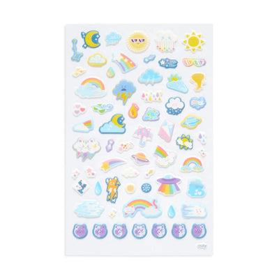 Itsy Bitsy Puffy Stickers in Weather Pals