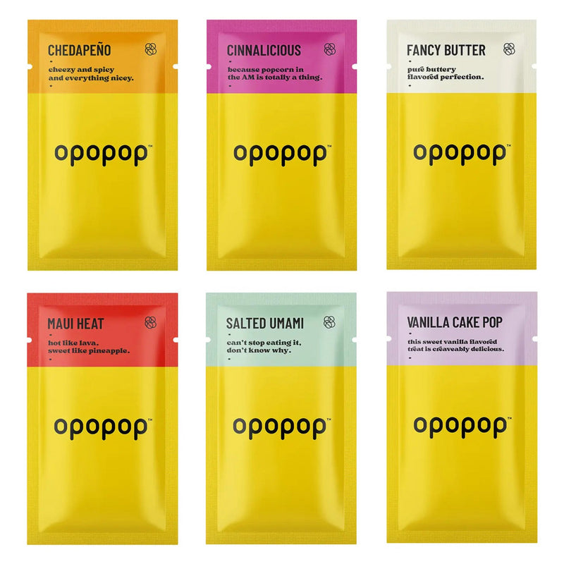 Variety Show Flavored Popcorn (Set of 6)
